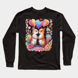 Squirrel Couples Long Sleeve T-Shirt